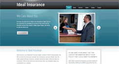 Desktop Screenshot of idealinsurance.com